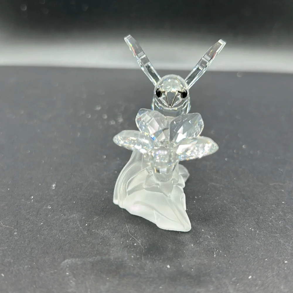 Swarvoski Silver Crystal Honey Bee on Flower. Excellent condition. - Picture 4 of 5